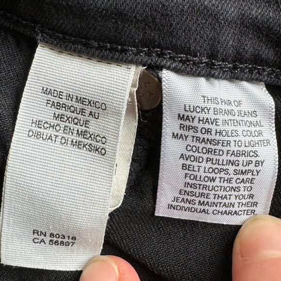 Lucky Brand Jeans Brooke Jean Legging Black Women's 29 - Picture 8 of 9